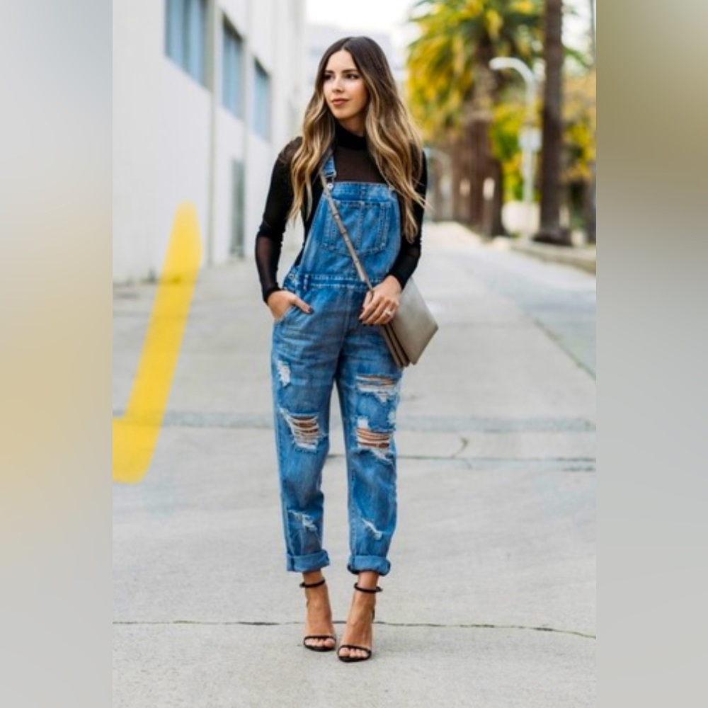 Wild Honey Runaway Girl Denim Overalls